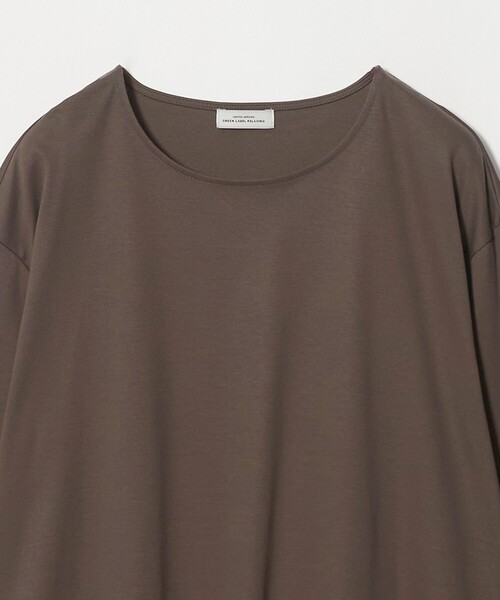 green label relaxing(グリーンレーベルリラクシング)の「レース イレヘム プルオーバー カットソー(Tシャツ/カットソー・レディース・ブラック/ダークブラウン・FREE)」の5枚目の写真