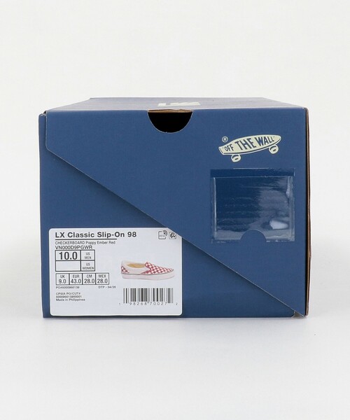VANS(バンズ)の「<VANS> Classic Slip-On Checkerboard/スニーカー(スリッポン・メンズ・レッド/ブラック・27cm/26.5cm/26cm/28.5cm/28cm/27.5cm/29cm)」の15枚目の写真