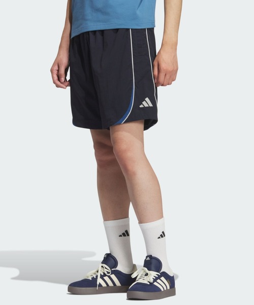 adidas(アディダス)の「ブランド ラブ ルーズフィット ライトウーブン 8インチ ショーツ / ハーフパンツ / アディダス adidas(その他パンツ・メンズ・ブルー・XX-LARGE/3XL/LARGE/MEDIUM/SMALL/X-LARGE/X-SMALL)」の1枚目の写真