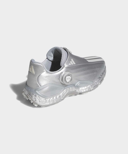 adidas(アディダス)の「コードカオス 27 ボア スパイクレス ゴルフシューズ / CODECHAOS 27 BOA SPIKELESS GOLF SHOES【adidas Golf/アディダスゴルフ】(スニーカー・レディース・シルバー・22.5cm/23.5cm/24.5cm/25.5cm/23.0cm/24.0cm/25.0cm/26.0cm/22.0cm)」の5枚目の写真