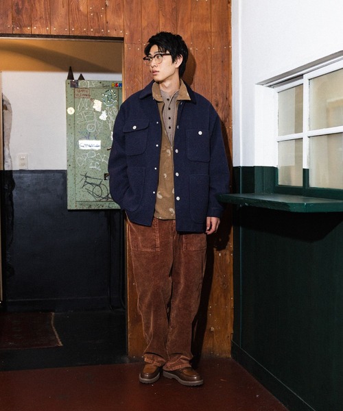 niko and...（ニコアンド）の「ケミカルコールベイカーパンツ（その他パンツ・メンズ・ブラウン/ブルー/ブラック・MEDIUM/LARGE）」の13枚目の写真