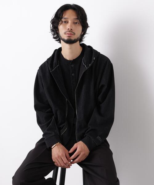 NANO universe(ナノユニバース)の「「surplus」 フーディージップパーカー(Tシャツ/カットソー・メンズ・ボルドー/ブラック・M/L)」の14枚目の写真