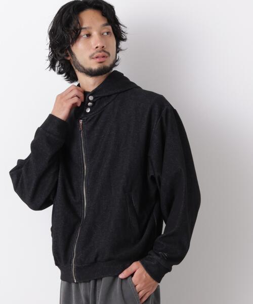 NANO universe(ナノユニバース)の「「surplus」 フーディージップパーカー(Tシャツ/カットソー・メンズ・ボルドー/ブラック・M/L)」の16枚目の写真