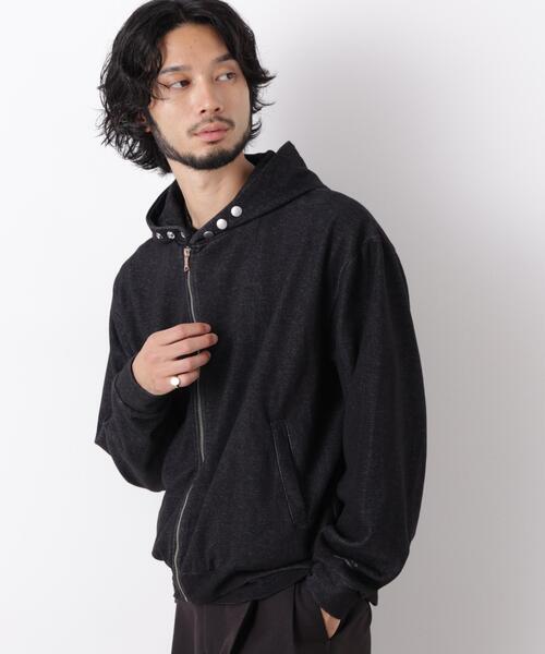 NANO universe(ナノユニバース)の「「surplus」 フーディージップパーカー(Tシャツ/カットソー・メンズ・ボルドー/ブラック・M/L)」の17枚目の写真