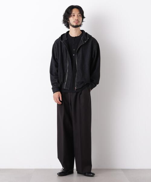 NANO universe(ナノユニバース)の「「surplus」 フーディージップパーカー(Tシャツ/カットソー・メンズ・ボルドー/ブラック・M/L)」の22枚目の写真