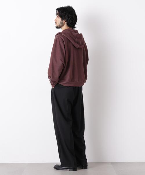 NANO universe(ナノユニバース)の「「surplus」 フーディージップパーカー(Tシャツ/カットソー・メンズ・ボルドー/ブラック・M/L)」の13枚目の写真