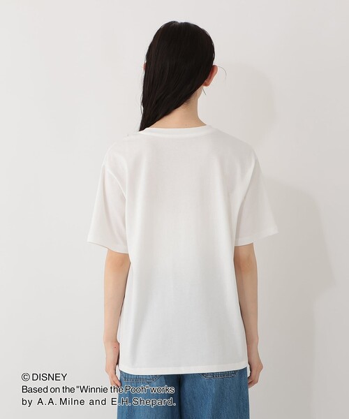 Afternoon Tea(アフタヌーンティー)の「プリントTシャツ RAIN/ディズニーコレクション・Winnie the Pooh(Tシャツ/カットソー・レディース・オフホワイト・MEDIUM)」の2枚目の写真