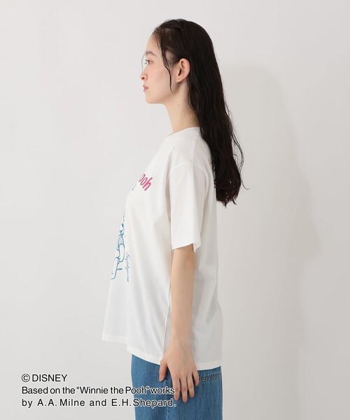 Afternoon Tea(アフタヌーンティー)の「プリントTシャツ RAIN/ディズニーコレクション・Winnie the Pooh(Tシャツ/カットソー・レディース・オフホワイト・MEDIUM)」の3枚目の写真