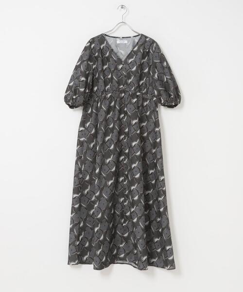URBAN RESEARCH Sonny Label(アーバンリサーチサニーレーベル)の「アフリカンプリントワンピース(ワンピース・レディース・チャコールグレー/ブラウン・FREE)」の11枚目の写真