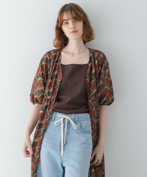 URBAN RESEARCH Sonny Label(アーバンリサーチサニーレーベル)の「アフリカンプリントワンピース(ワンピース・レディース・チャコールグレー/ブラウン・FREE)」の19枚目の写真