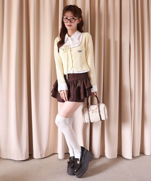 one after another NICE CLAUP(ワンアフターアナザーナイスクラップ)の「ボアミニボストンバッグ(ショルダーバッグ・レディース・ブラック/ベージュ/アイボリー/ピンク・FREE)」の15枚目の写真