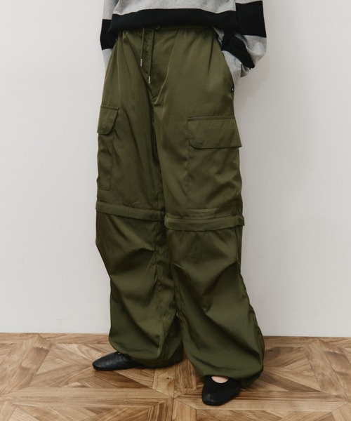 OK YESTERDAY(オッケーイエスタデイ)の「3WAYカーゴパンツ(カーゴパンツ・レディース・ブラック/カーキ/ネイビー・L/M)」の2枚目の写真
