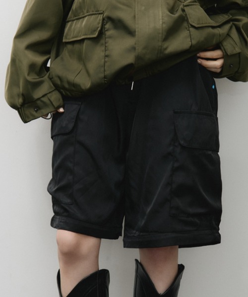 OK YESTERDAY(オッケーイエスタデイ)の「3WAYカーゴパンツ(カーゴパンツ・レディース・ブラック/カーキ/ネイビー・L/M)」の4枚目の写真