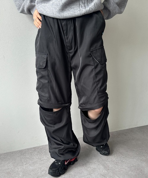 OK YESTERDAY(オッケーイエスタデイ)の「3WAYカーゴパンツ(カーゴパンツ・レディース・ブラック/カーキ/ネイビー・L/M)」の17枚目の写真