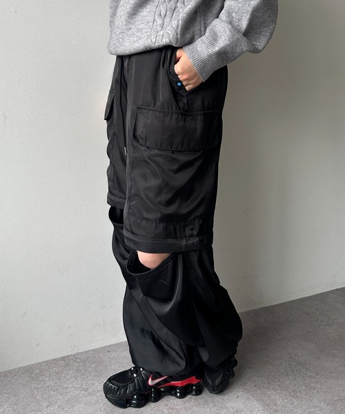 OK YESTERDAY(オッケーイエスタデイ)の「3WAYカーゴパンツ(カーゴパンツ・レディース・ブラック/カーキ/ネイビー・L/M)」の18枚目の写真