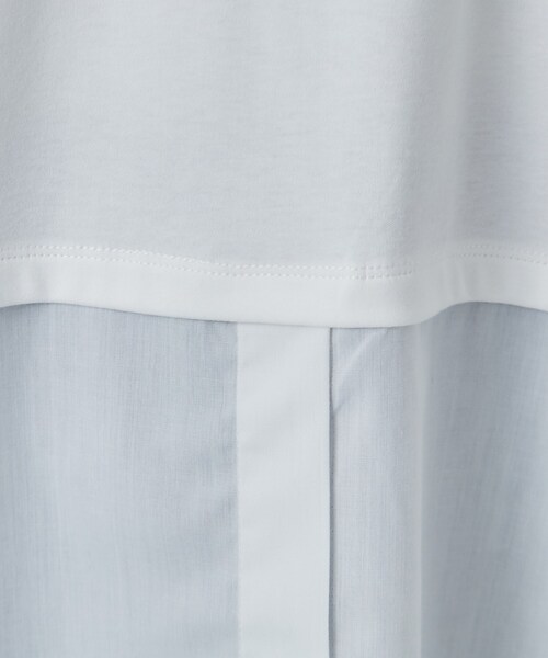 SHOO・LA・RUE(シューラルー)の「【洗濯機可/S-LL】着こなし広がる レイヤードアソートTシャツ(Tシャツ/カットソー・レディース・ブラック系3/ホワイト/ホワイト系4/ホワイト系3・04/03/02/01)」の8枚目の写真