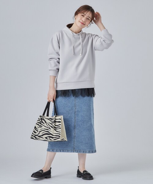 SHOO・LA・RUE(シューラルー)の「【洗濯機可/S-LL】着こなし広がる レイヤードアソートTシャツ(Tシャツ/カットソー・レディース・ブラック系3/ホワイト/ホワイト系4/ホワイト系3・04/03/02/01)」の19枚目の写真