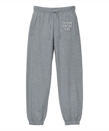 NOBOUND(ノーバウンド) スウェットパンツ ボーンロゴ ワンポイント プリント 裾シャーリング セミルーズシルエット 10.0オンス 裏毛 メンズ ストリート