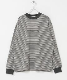 FORK&SPOON（フォークアンドスプーン）の「FORK&SPOON　プレーティングボーダーロングスリーブTシャツ（Tシャツ/カットソー）」
