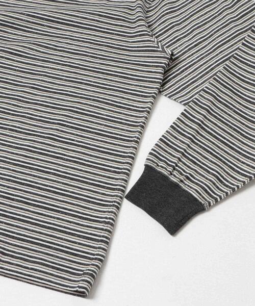 FORK&SPOON（フォークアンドスプーン）の「FORK&SPOON　プレーティングボーダーロングスリーブTシャツ（Tシャツ/カットソー・メンズ・グレー系その他/パープル系その他・5/4）」の5枚目の写真