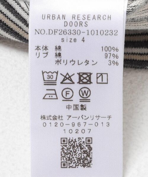 FORK&SPOON（フォークアンドスプーン）の「FORK&SPOON　プレーティングボーダーロングスリーブTシャツ（Tシャツ/カットソー・メンズ・グレー系その他/パープル系その他・5/4）」の8枚目の写真