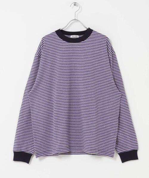 FORK&SPOON（フォークアンドスプーン）の「FORK&SPOON　プレーティングボーダーロングスリーブTシャツ（Tシャツ/カットソー・メンズ・グレー系その他/パープル系その他・5/4）」の9枚目の写真
