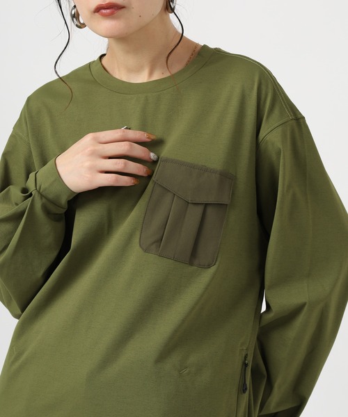 ICEPEAK(アイスピーク)の「OSHTEMO WOMEN 長袖カットソー(Tシャツ/カットソー・レディース・ライトピンク/グリーン/ブラック・L/M)」の3枚目の写真