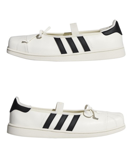 adidas Originals（アディダスオリジナルス）の「ADIDAS × JENNIE / アディダス × ジェニー SUPERSTAR SQ BALLETSHOES（スニーカー・レディース・ブラック/ホワイト・25cm/24.5cm/24cm/23.5cm）」の15枚目の写真