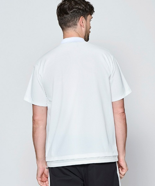 ACANTHUS(アカンサス)の「mt10681- Mesh Mockneck S-S Top モックネックTシャツ(MA2714)(Tシャツ/カットソー・メンズ・グレー/チャコール/ブラック/ホワイト・XL/L/M/S)」の10枚目の写真