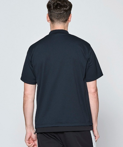 ACANTHUS(アカンサス)の「mt10681- Mesh Mockneck S-S Top モックネックTシャツ(MA2714)(Tシャツ/カットソー・メンズ・グレー/チャコール/ブラック/ホワイト・XL/L/M/S)」の13枚目の写真