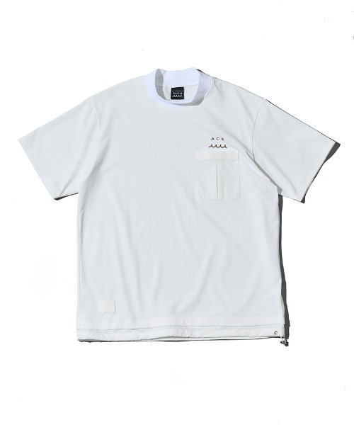 ACANTHUS(アカンサス)の「mt10681- Mesh Mockneck S-S Top モックネックTシャツ(MA2714)(Tシャツ/カットソー・メンズ・グレー/チャコール/ブラック/ホワイト・XL/L/M/S)」の19枚目の写真