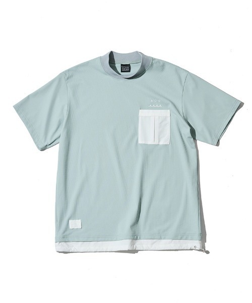 ACANTHUS(アカンサス)の「mt10681- Mesh Mockneck S-S Top モックネックTシャツ(MA2714)(Tシャツ/カットソー・メンズ・グレー/チャコール/ブラック/ホワイト・XL/L/M/S)」の20枚目の写真