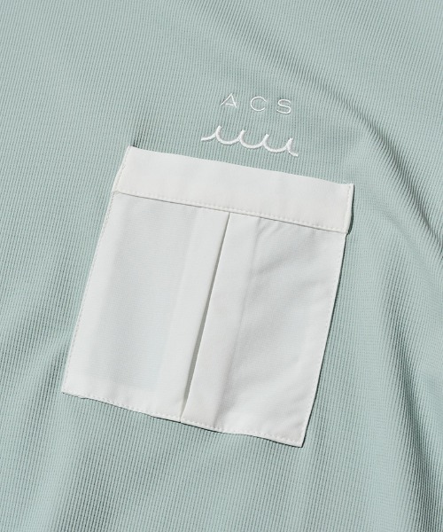 ACANTHUS(アカンサス)の「mt10681- Mesh Mockneck S-S Top モックネックTシャツ(MA2714)(Tシャツ/カットソー・メンズ・グレー/チャコール/ブラック/ホワイト・XL/L/M/S)」の22枚目の写真