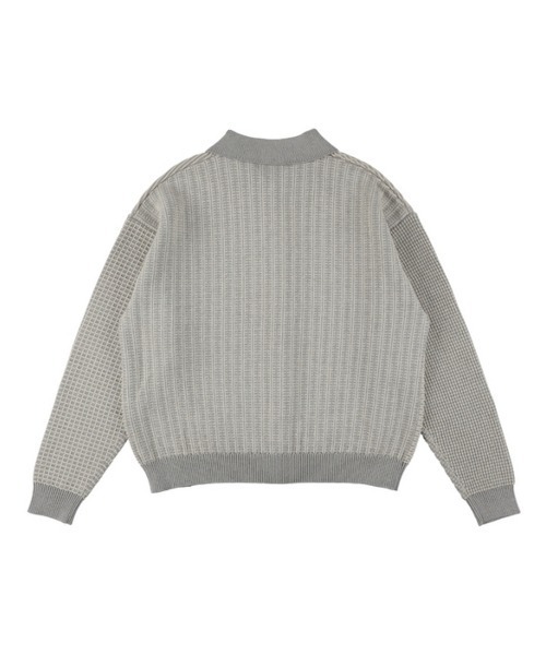 PHINGERIN(フィンガリン)の「MULTI KNIT SHIRT JACKET(ニット/セーター・メンズ・ブラック/グレー・LARGE/MEDIUM)」の7枚目の写真