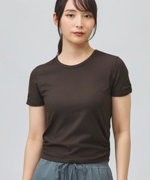 ティゴラ TIGORA フィットネスリブ半袖Tシャツ