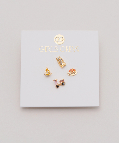 journal standard L'essage(ジャーナルスタンダードレサージュ)の「《WEB限定/追加》Girlscrew/ガールズクルー Ciao Bella ピアス(ピアス(片耳用)・レディース・ゴールド・FREE)」の4枚目の写真