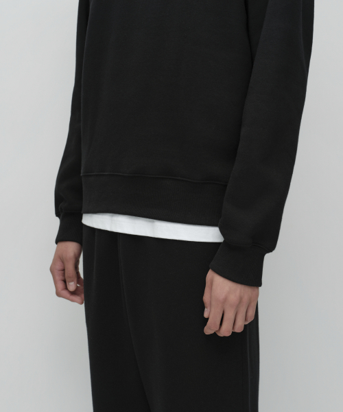 MUSINSA STANDARD（ムシンサスタンダード）の「起毛スウェットシャツ [ブラック]（スウェット・メンズ・その他・LARGE/X-LARGE/2XL/3XL/SMALL/MEDIUM）」の5枚目の写真