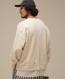 THEOREM（セオレム）の「msw1969-Laidback Stacked CN Sweatshirt 切り替えスウェット(TRM-2624007)（スウェット）」