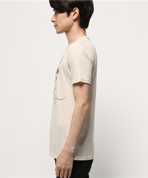 JUNK FOOD(ジャンクフード)の「Steamboat Willie/蒸気船ウィリーミッキーマウスTシャツ(Tシャツ/カットソー・メンズ・キナリ・MEDIUM/SMALL/LARGE/X-SMALL)」の2枚目の写真