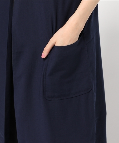 LBC(エルビーシー)の「ビンテージスパンローンジレ (ベスト・レディース・オリーブ/ネイビー・MEDIUM/LARGE)」の8枚目の写真