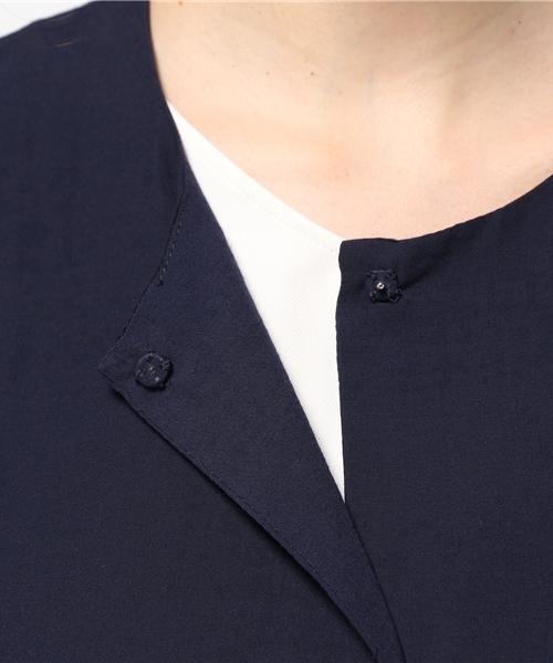 LBC(エルビーシー)の「ビンテージスパンローンジレ (ベスト・レディース・オリーブ/ネイビー・MEDIUM/LARGE)」の10枚目の写真