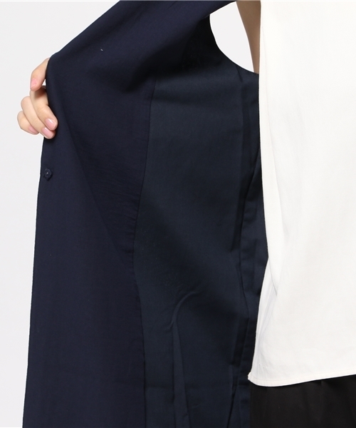 LBC(エルビーシー)の「ビンテージスパンローンジレ (ベスト・レディース・オリーブ/ネイビー・MEDIUM/LARGE)」の11枚目の写真