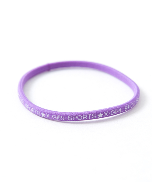 Xgirl（エックスガール）の「【Xgirl Sports】HAIR TIE SET /ヘアゴム/ロゴ/スポーツグッズ/運動用/ランニング