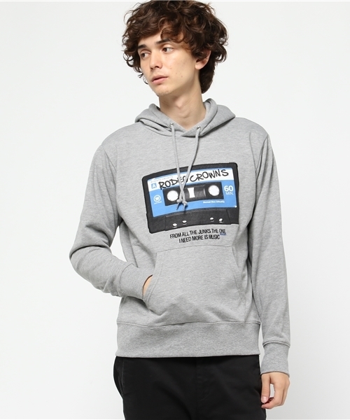 RODEO CROWNS WIDE BOWL(ロデオクラウンズワイドボウル)の「メンズ CASSETTE TAPE パーカー(パーカー・メンズ・カモフラージュ/ネイビー/トップグレー・X-LARGE/LARGE/MEDIUM)」の14枚目の写真