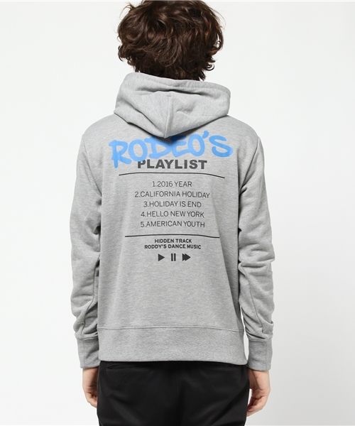 RODEO CROWNS WIDE BOWL(ロデオクラウンズワイドボウル)の「メンズ CASSETTE TAPE パーカー(パーカー・メンズ・カモフラージュ/ネイビー/トップグレー・X-LARGE/LARGE/MEDIUM)」の12枚目の写真