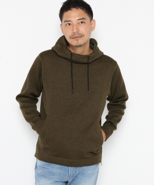 GLOBAL WORK（グローバルワーク）の「ボリュームネックカチオンパーカー/725460（パーカー・メンズ・カーキ/ダークグレー/グレー/ホワイト/ネイビー・X-LARGE/LARGE/SMALL/MEDIUM）」の5枚目の写真