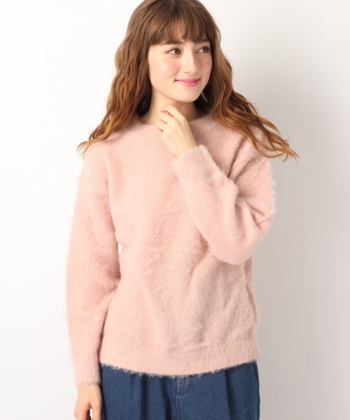 Heather(ヘザー)の「A*フワモコニットプルオーバー 741816(ニット/セーター・レディース・ピンク系その他/ホワイト/ブルー系その他・ONE SIZE)」の3枚目の写真