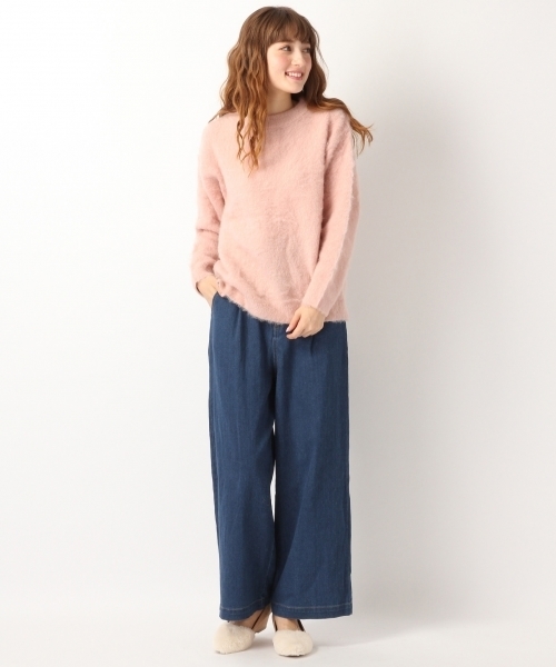 Heather(ヘザー)の「A*フワモコニットプルオーバー 741816(ニット/セーター・レディース・ピンク系その他/ホワイト/ブルー系その他・ONE SIZE)」の5枚目の写真