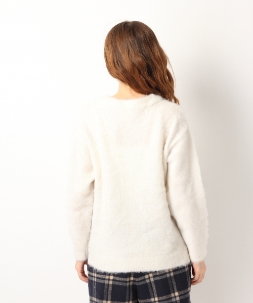 Heather(ヘザー)の「A*フワモコニットプルオーバー 741816(ニット/セーター・レディース・ピンク系その他/ホワイト/ブルー系その他・ONE SIZE)」の8枚目の写真