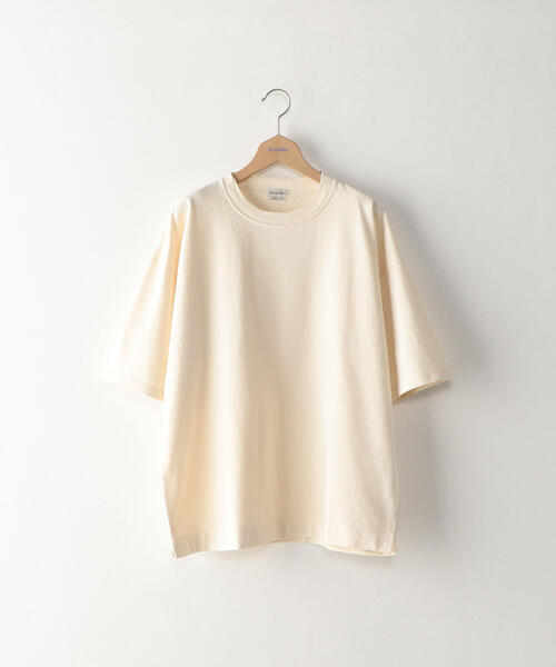 Steven Alan（スティーブンアラン）の「＜Steven Alan＞ HI-DENS CN 5SL BOLD/Tシャツ（Tシャツ/カットソー・メンズ・ブラック/ライトブルー/ホワイト/イエロー/ネイビー/シャーベット/ダークグリーン/パープル/ナチュラル・LARGE/SMALL/MEDIUM/X-LARGE）」の3枚目の写真